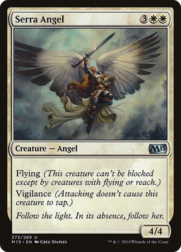 Serra Angel (M15-273) - Magic 2015 Foil