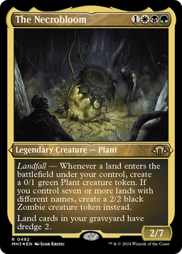 The Necrobloom (Foil Etched) (MH3-492) - Modern Horizons 3 Foil