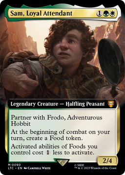 Sam, Loyal Attendant (Extended Art) (LTC-090) - Tales of Middle-earth Commander: (Extended Art)
