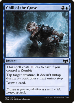 Chill of the Grave (VOW-051) - Innistrad: Crimson Vow Foil