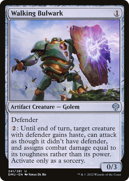 Walking Bulwark (DMU-241) - Dominaria United
