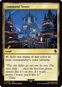 Command Tower (0486) (FIC-486) - Commander: FINAL FANTASY