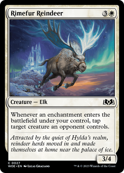 Rimefur Reindeer (WOE-027) - Wilds of Eldraine