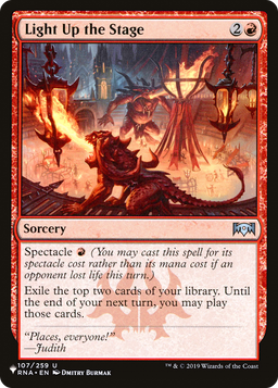Light Up the Stage (LIST-107/259) - The List