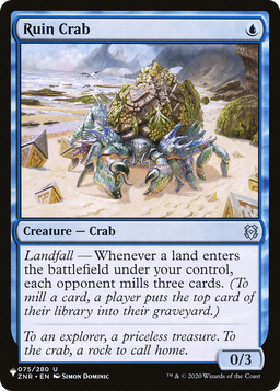 Ruin Crab (LIST-075/280) - The List