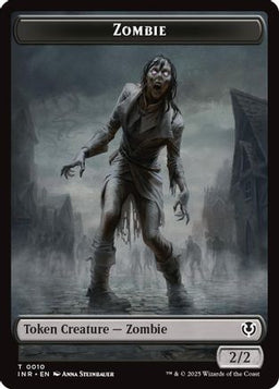 Zombie (0010) // Blood Double-Sided Token (INR-10 // 21) - Innistrad Remastered
