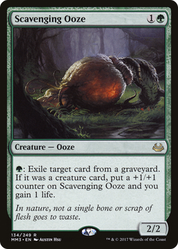 Scavenging Ooze (MM3-134) - Modern Masters 2017 Foil