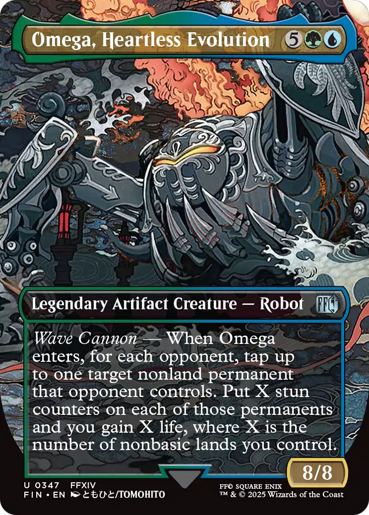 Omega, Heartless Evolution (Borderless) (FIN-347) - FINAL FANTASY Foil