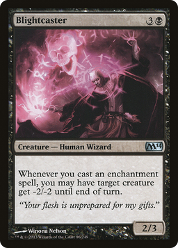 Blightcaster (M14-086) - Magic 2014