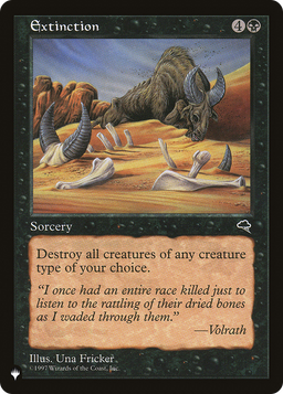 Extinction (LIST-) - The List