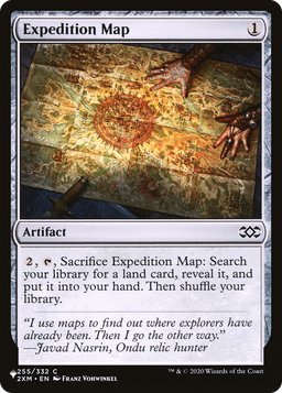Expedition Map (LIST-255/332) - The List