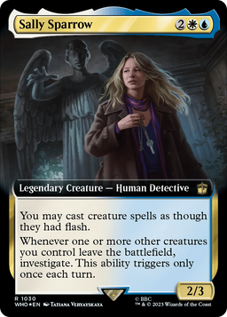 Sally Sparrow (Extended Art) (Surge Foil) (WHO-1030) - Doctor Who: (Extended Art) Foil