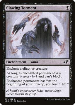 Clawing Torment (NEO-091) - Kamigawa: Neon Dynasty Foil