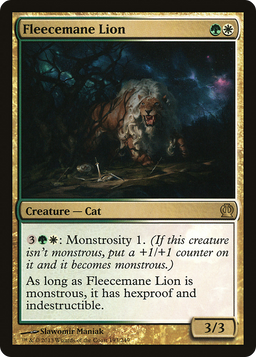Fleecemane Lion (THS-193) - Theros Foil