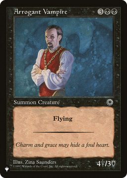 Arrogant Vampire (LIST-) - The List