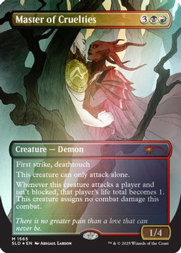 Master of Cruelties (Rainbow Foil) (SLD-1565) - Secret Lair Drop Series Foil