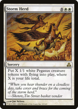 Storm Herd (LIST-19/165) - The List