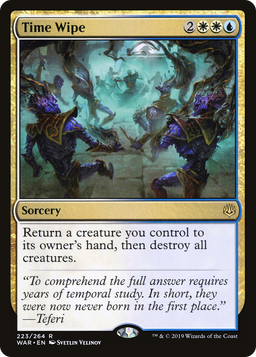 Time Wipe (WAR-223) - War of the Spark Foil