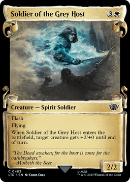 Soldier of the Grey Host (Showcase Scrolls) (LTR-483) - The Lord of the Rings: Tales of Middle-earth: (Showcase)