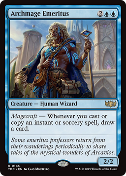 Archmage Emeritus (TDC-145) - Commander: Tarkir: Dragonstorm