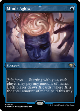 Minds Aglow (CMM-491) - Commander Masters Etched Foil