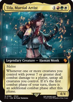 Tifa, Martial Artist (Extended Art) (FIC-188) - Commander: FINAL FANTASY