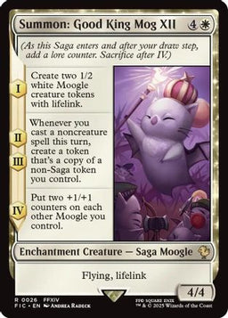 Summon: Good King Mog XII (FIC-026) - Commander: FINAL FANTASY
