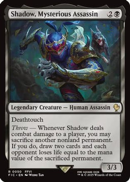 Shadow, Mysterious Assassin (FIC-050) - Commander: FINAL FANTASY