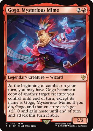 Gogo, Mysterious Mime (FIC-056) - Commander: FINAL FANTASY