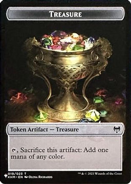 Treasure // Egg Double-Sided Token (LIST-19 // 8) - Secret Lair Drop Series