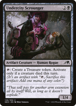 Undercity Scrounger (NEO-126) - Kamigawa: Neon Dynasty