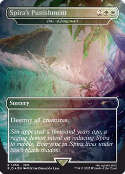 Spira's Punishment - Day of Judgment (Rainbow Foil) (SLD-1858) - Secret Lair Drop Series Foil