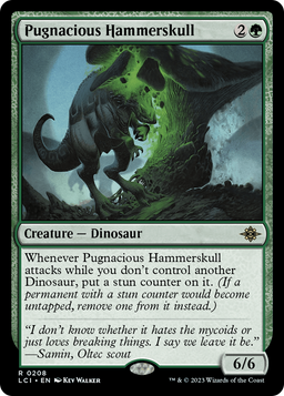 Pugnacious Hammerskull (LCI-208) - The Lost Caverns of Ixalan Foil