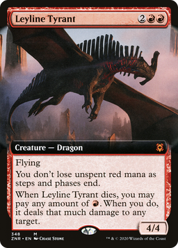 Leyline Tyrant (Extended Art) (ZNR-348) - Zendikar Rising: (Extended Art) Foil