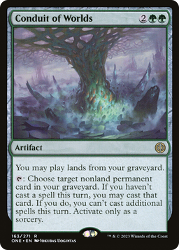 Conduit of Worlds (ONE-163) - Phyrexia: All Will Be One Foil