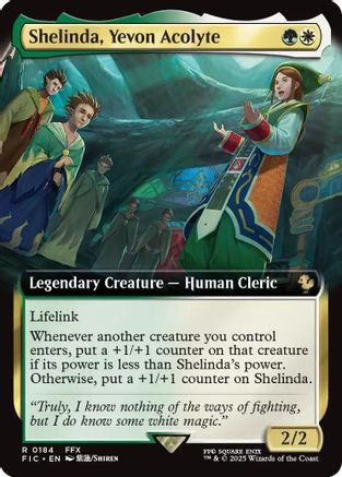 Shelinda, Yevon Acolyte (Extended Art) (FIC-184) - Commander: FINAL FANTASY