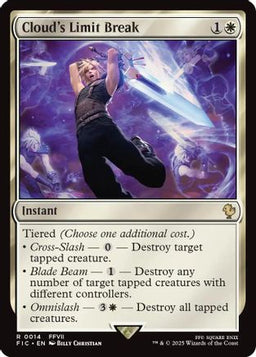 Cloud's Limit Break (Surge Foil) (FIC-014) - Commander: FINAL FANTASY Foil