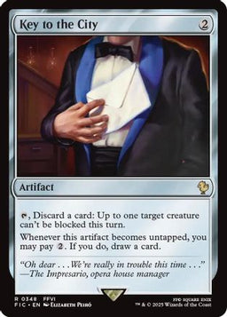 Key to the City (Surge Foil) (FIC-348) - Commander: FINAL FANTASY Foil