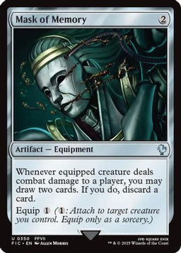 Mask of Memory (Surge Foil) (FIC-350) - Commander: FINAL FANTASY Foil