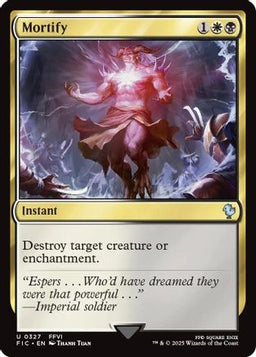 Mortify (Surge Foil) (FIC-327) - Commander: FINAL FANTASY Foil