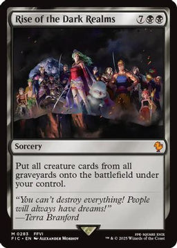 Rise of the Dark Realms (Surge Foil) (FIC-283) - Commander: FINAL FANTASY Foil