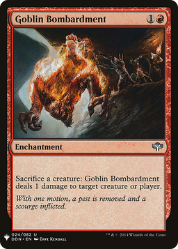 Goblin Bombardment (LIST-024) - The List