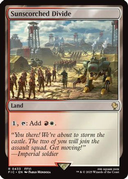 Sunscorched Divide (Surge Foil) (FIC-433) - Commander: FINAL FANTASY Foil