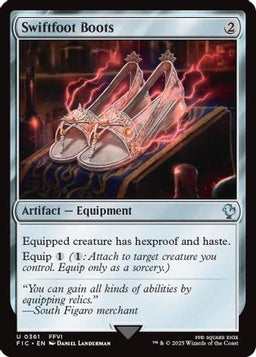Swiftfoot Boots (Surge Foil) (FIC-361) - Commander: FINAL FANTASY Foil