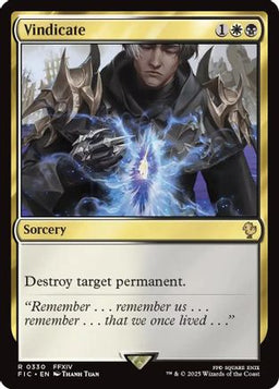 Vindicate (Surge Foil) (FIC-330) - Commander: FINAL FANTASY Foil