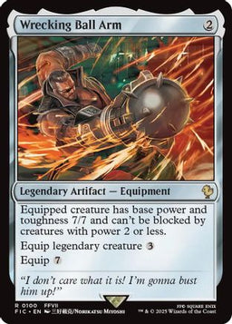 Wrecking Ball Arm (Surge Foil) (FIC-100) - Commander: FINAL FANTASY Foil