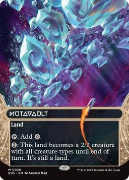 Mutavault (0028) (Borderless) (EOS-028) - Edge of Eternities: Stellar Sights Foil