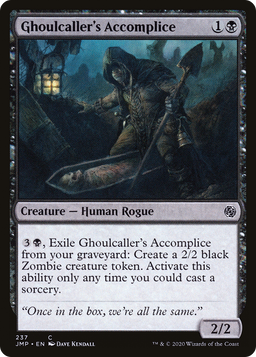 Ghoulcaller's Accomplice (JMP-237) - Jumpstart