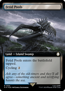Fetid Pools (Extended Art) (Surge Foil) (PIP-1024) - Fallout: (Extended Art) Foil