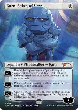 Karn, Scion of Urza (SLD-1419) - Secret Lair Drop (Borderless)